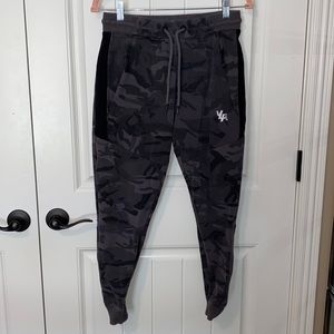 YoungLA 224 Stripe Quad Joggers Camo Black/Black